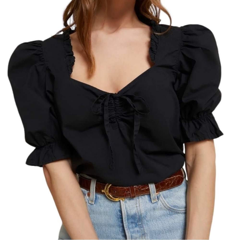 Nation LTD Bernadette Sweetheart Blouse size S - Picture 2 of 5